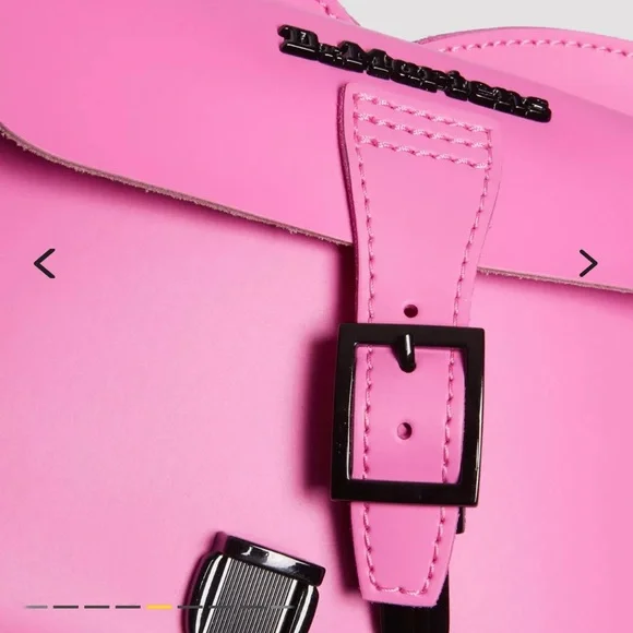 Dr. Martens💕 NEW WITH TAGS/  Pink LEATHER convertible Shoulder Bag/ backpack - Picture 3 of 15